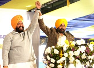 Punjab CM ਮੁੱਖ ਮੰਤਰੀ ਭਗਵੰਤ ਸਿੰਘ ਮਾਨ ਨੇ ਮਜੀਠਾ ’ਚ 23 ਪੇਂਡੂ ਸੜਕਾਂ ਦਾ ਨੀਂਹ ਪੱਥਰ ਰੱਖਿਆ Punjab CM