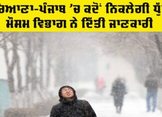 Punjab Haryana Weather Update