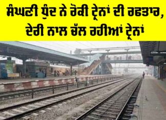 Rajasthan News: ਸੰਘਣੀ ਧੁੰਦ ਨੇ ਰੋਕੀ ਟ੍ਰੇਨਾਂ ਦੀ ਰਫਤਾਰ, ਦੇਰੀ ਨਾਲ ਚੱਲ ਰਹੀਆਂ ਟ੍ਰੇਨਾਂ Rajasthan News