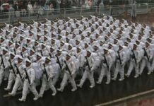 Republic Day Parade: ਗਣਤੰਤਰ ਦਿਵਸ ਸਮਾਰੋਹ ਲਈ ਫੁੱਲ ਡਰੈੱਸ ਰਿਹਰਸਲ, ਬਾਰਿਸ਼ ’ਚ ਦਿਖਾਈ ਦਿੱਤਾ ਜਵਾਨਾਂ ਦਾ ਉਤਸ਼ਾਹ Republic Day Parade