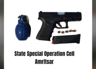 Amritsar News: ਅੰਮ੍ਰਿਤਸਰ ’ਚ ਬੀਕੇਆਈ ਅੱਤਵਾਦੀ ਗ੍ਰਿਫ਼ਤਾਰ, ਹੱਥਗੋਲਾ ਅਤੇ ਪਿਸਤੌਲ ਬਰਾਮਦ Amritsar News