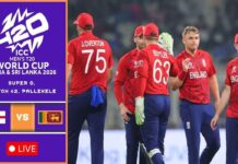 ENG Vs SL: ਟੀ20 ਵਿਸ਼ਵ ਕੱਪ, ਸ਼੍ਰੀਲੰਕਾ ਨੇ ਜਿੱਤਿਆ ਟਾਸ, ਅੰਗਰੇਜ ਪਹਿਲਾਂ ਬੱਲੇਬਾਜ਼ੀ ਕਰਨਗੇ ENG Vs SL