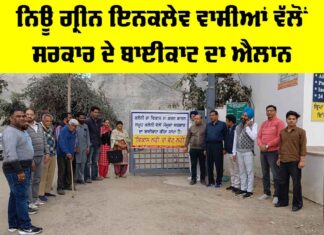 New Green Enclave Protest