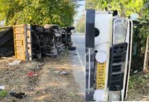 Road Accident: ਨਸ਼ੇੜੀ ਕਾਰ ਚਾਲਕ ਨੇ ਅਖ਼ਬਾਰਾਂ ਵਾਲੀ ਗੱਡੀ ਨੂੰ ਮਾਰੀ ਟੱਕਰ, ਵਾਲ-ਵਾਲ ਬਚੀ ਜਾਨ Road-Accident