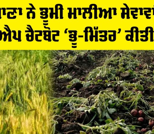 Haryana News: ਹਰਿਆਣਾ ਨੇ ਭੂਮੀ ਮਾਲੀਆ ਸੇਵਾਵਾਂ ਲਈ ਵਟਸਐਪ ਚੈਟਬੋਟ ‘ਭੂ-ਮਿੱਤਰ’ ਕੀਤੀ ਲਾਂਚ Haryana News