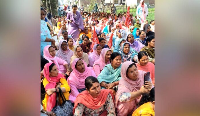 Mid-Day Meal Workers Protest