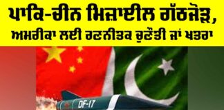 Pakistan China Missile Alliance