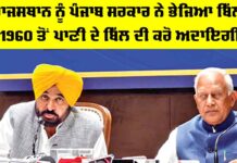 Punjab Rajasthan Water Dispute